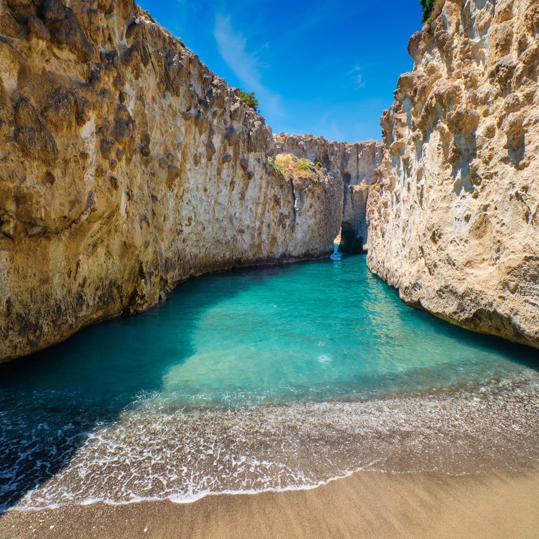 Papafragas Beach in Milos Island