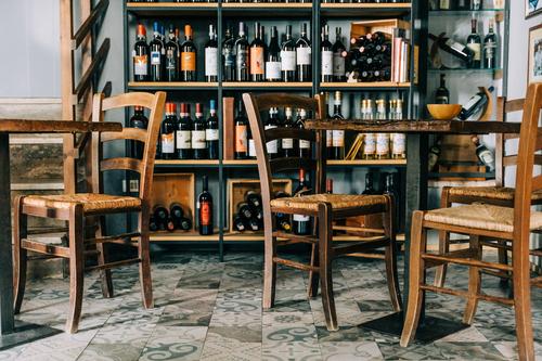 Wine Shop in Tuscany, Italy