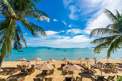 Tropischer Strandurlaub