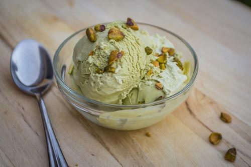Helado de pistacho