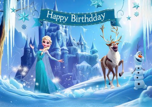 Elsa wishes you a happy birthday!