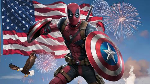 Deadpool als Captain America