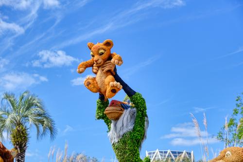 Topiary of Lion King