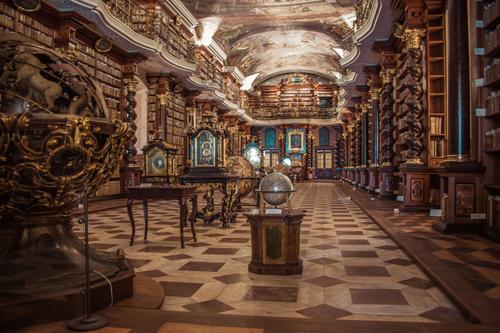 Klementinum, Library of Science, geometry and astronomy