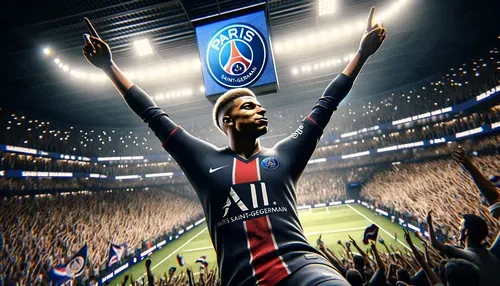 Mbappé celebra la victoria del Paris Saint-Germain F.C.
