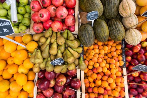 Frutas frescas no mercado