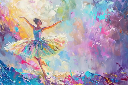 Dancer in watercolours
