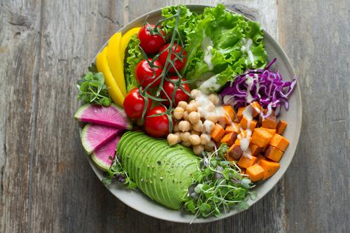 Vegane, gesunde Bowl