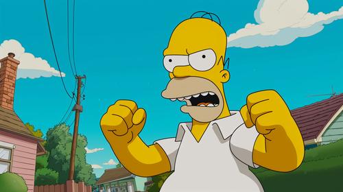 Angry Homer Simpson