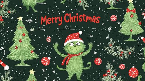 Grinch wishes a Merry Christmas Jigsaw Puzzle Online - Jigsaw 365