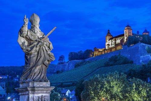 Estátua em Würzburg, Alemanha