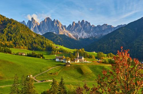Montañas Dolomitas, Italia