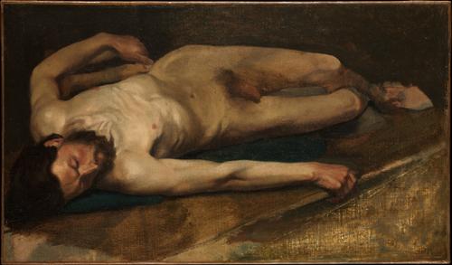 Male Nude, Degas