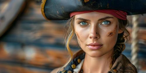 Beautiful Pirate woman