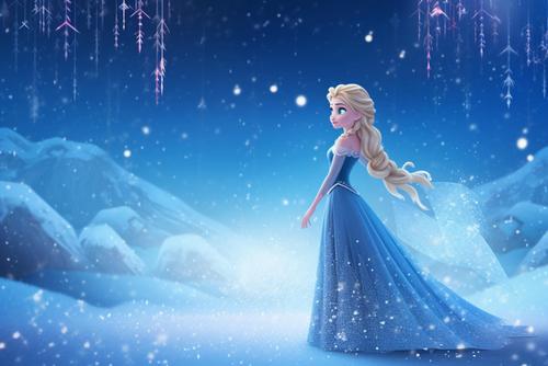 Elsa in the Frozen Kingdom