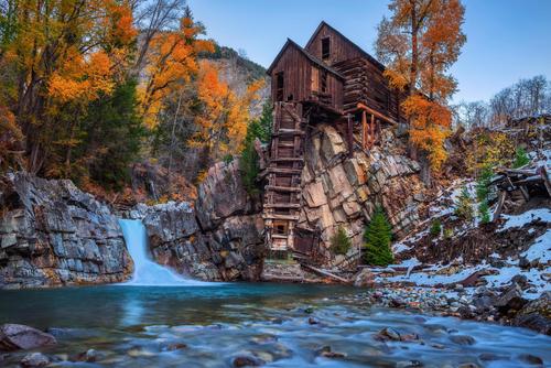 Crystal Mill in Colorado, Vereinigte Staaten