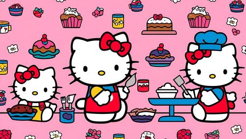 Hello Kitty and sweets