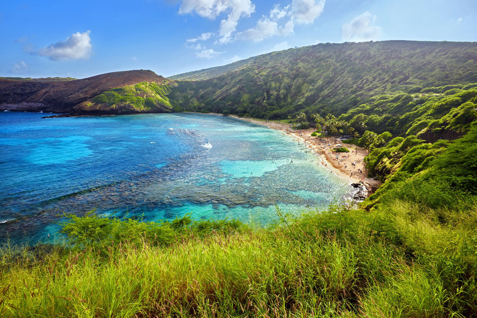 Hanauma Bay in Oahu, Hawaii
