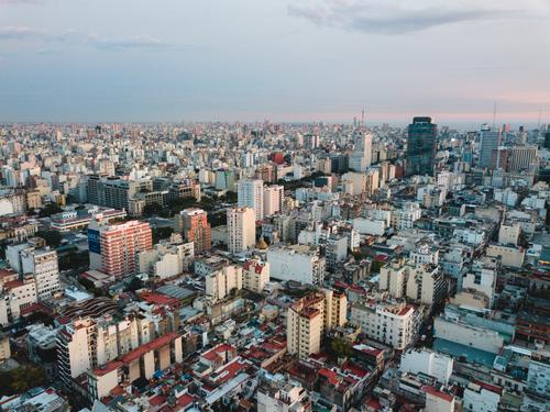 Aerial view of Buenos Aires