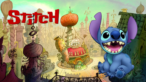 Stitch in a mysterious land