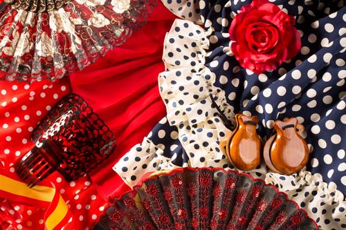 Typical Flamenco accessories