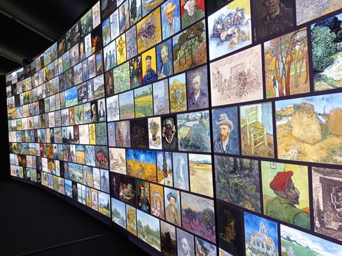 Collage de las pinturas de Van Gogh