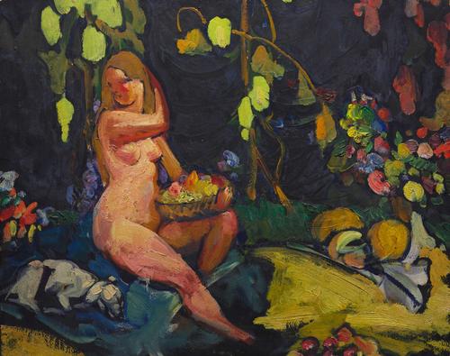 Desnudo por Henry Keller