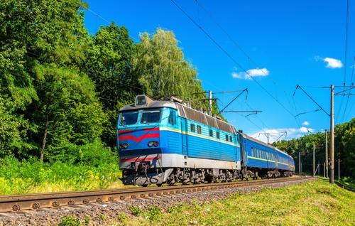 Train in Kiev
