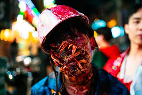 Scary zombie costume