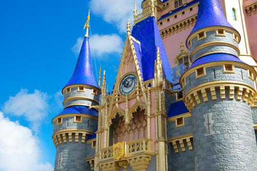 Close up of Cinderella's Castle