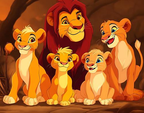 Lion family