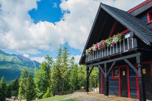 Slowakisches Landhaus im Tatra-Gebirge
