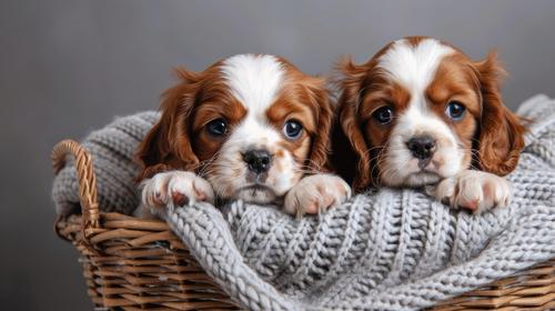 Cavalier king puppies