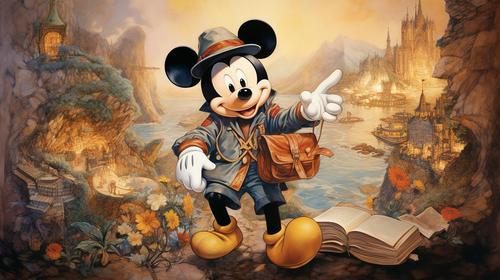 Abenteuerlustige Mickey Mouse