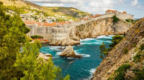 As muralhas de Dubrovnik