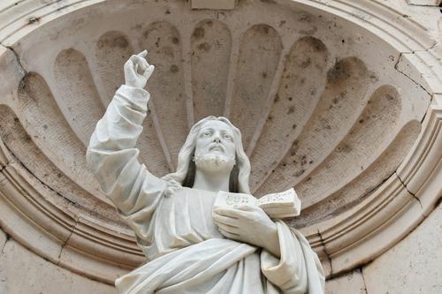 Christ preaching
