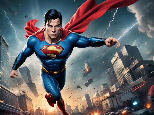 Superman rettet die Welt