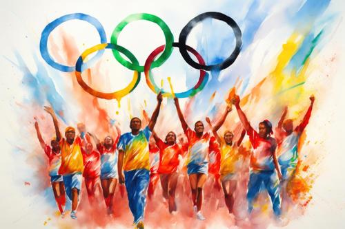 Colorful olympics