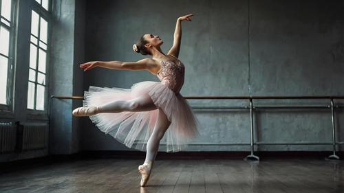 Ballerina dancing