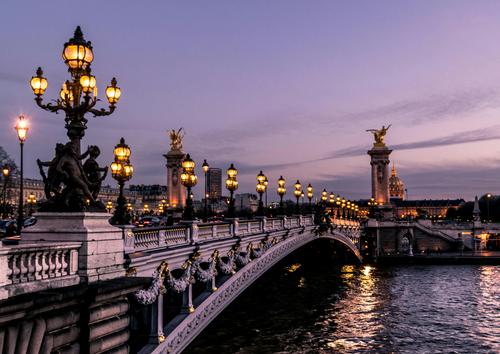 Pont Alexandre III and the Seine, Paris