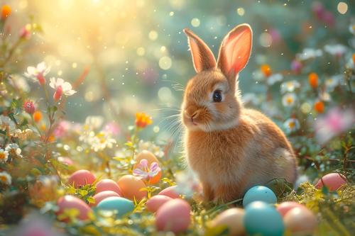 Cute Easter bunny