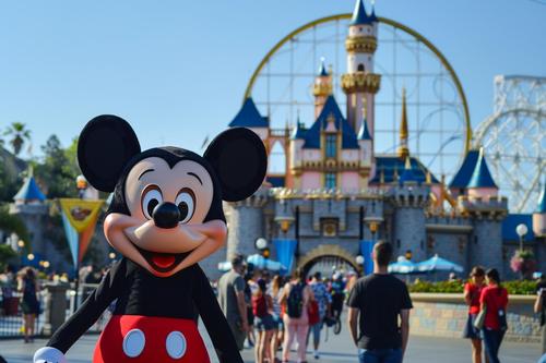 Mickey Mouse in Disneyland