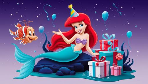 Little Mermaid and birthday gifts