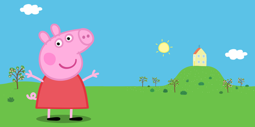 Peppa Pig sorrindo