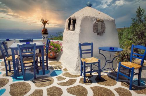 Taverna pitoresca em Creta