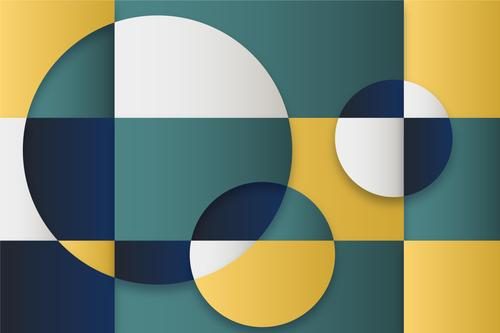 Modern geometric design