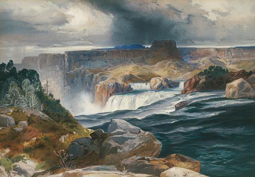 Thomas Moran, "Great Falls of Snake River"