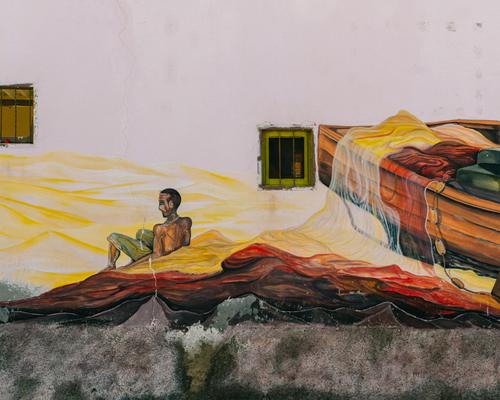 Mural in Sal Island, Cape Verde.