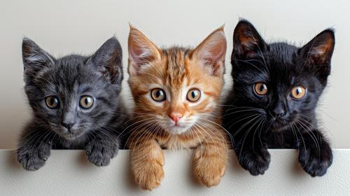 Three kittens