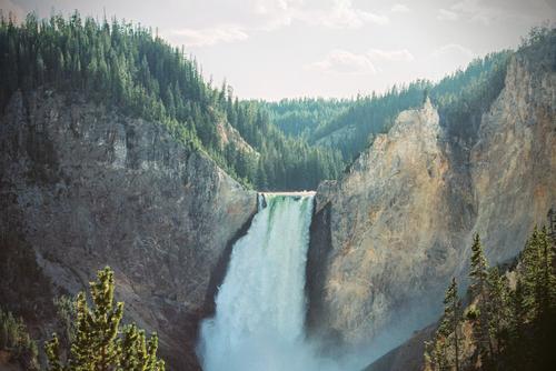 Obere Wasserfälle des Yellowstone River